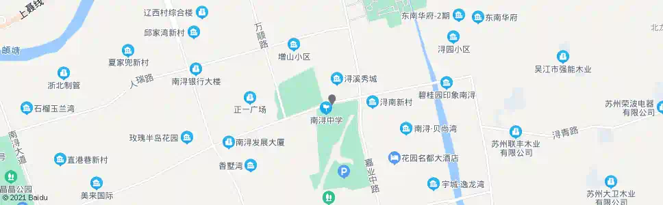 湖州南浔中学_公交站地图_湖州公交_妙搜公交查询2025