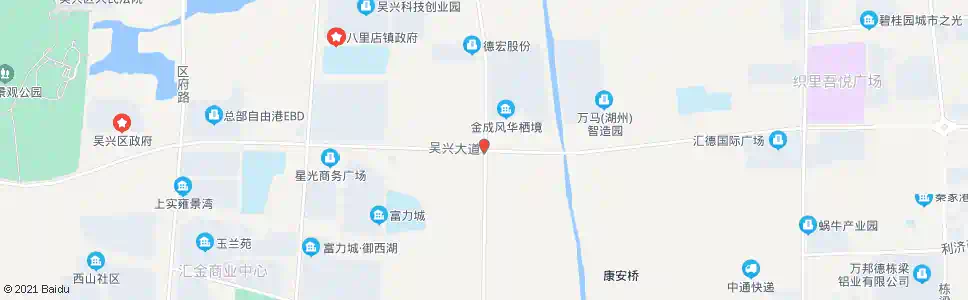 湖州升戴路口_公交站地图_湖州公交_妙搜公交查询2025