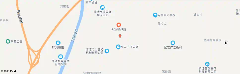 湖州红丰村_公交站地图_湖州公交_妙搜公交查询2025