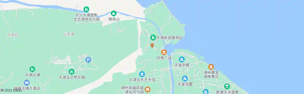 湖州太湖山庄_公交站地图_湖州公交_妙搜公交查询2025