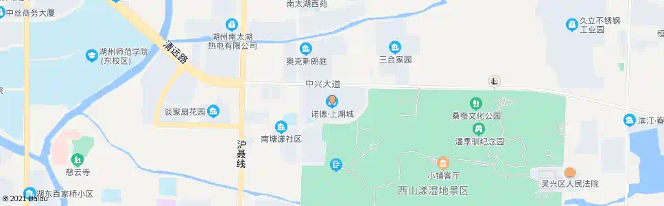 湖州诺德上湖城(北)_公交站地图_湖州公交_妙搜公交查询2025