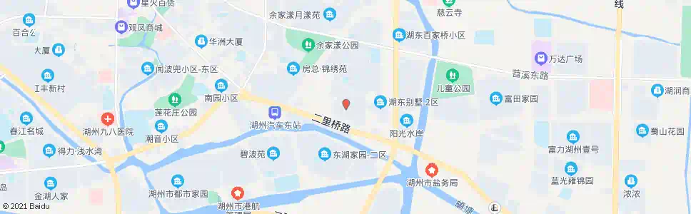 湖州湖东家园_公交站地图_湖州公交_妙搜公交查询2025