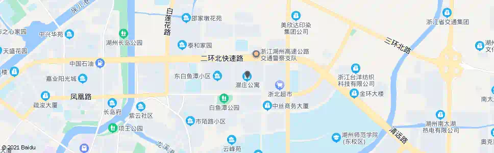湖州潜庄公寓(湖师附小)_公交站地图_湖州公交_妙搜公交查询2025