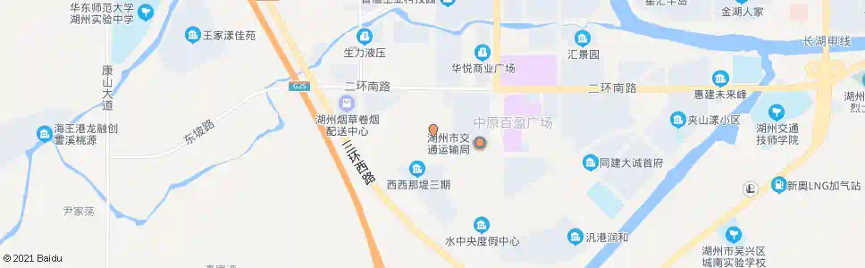 湖州田园路口_公交站地图_湖州公交_妙搜公交查询2025