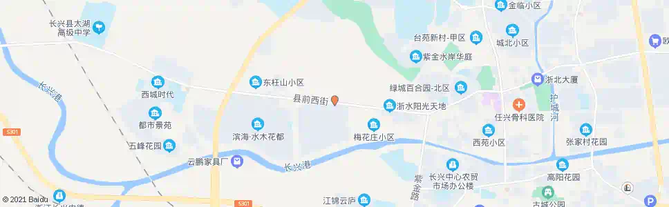 湖州水木花都_公交站地图_湖州公交_妙搜公交查询2025