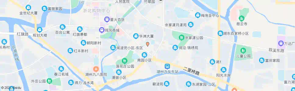 湖州中心农贸市场_公交站地图_湖州公交_妙搜公交查询2025