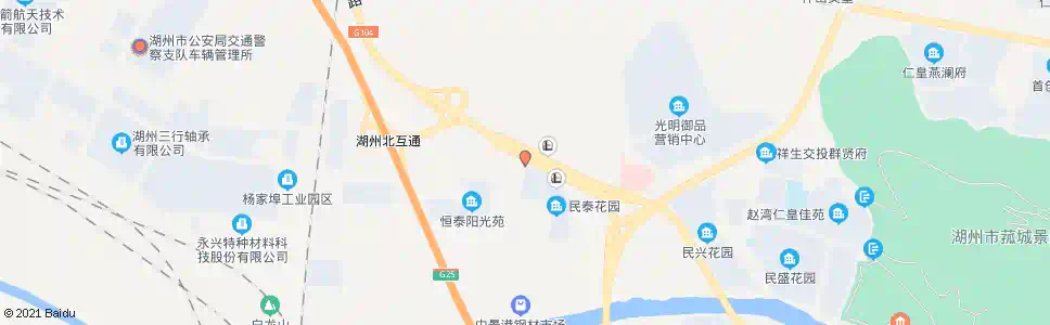 湖州杨家埠菜场_公交站地图_湖州公交_妙搜公交查询2025