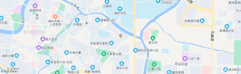 湖州月漾苑(北)_公交站地图_湖州公交_妙搜公交查询2025