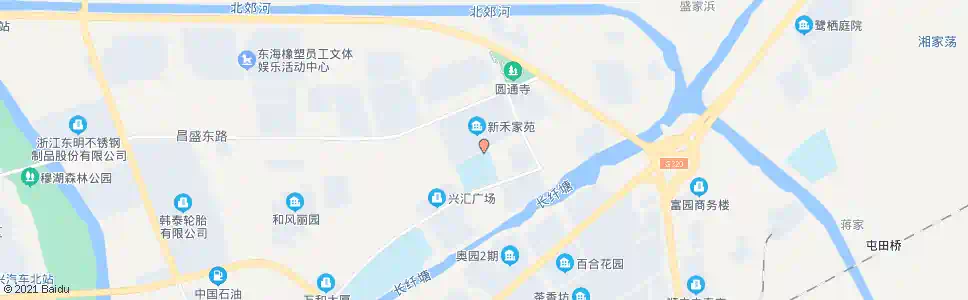 嘉兴新禾家苑_公交站地图_嘉兴公交_妙搜公交查询2025