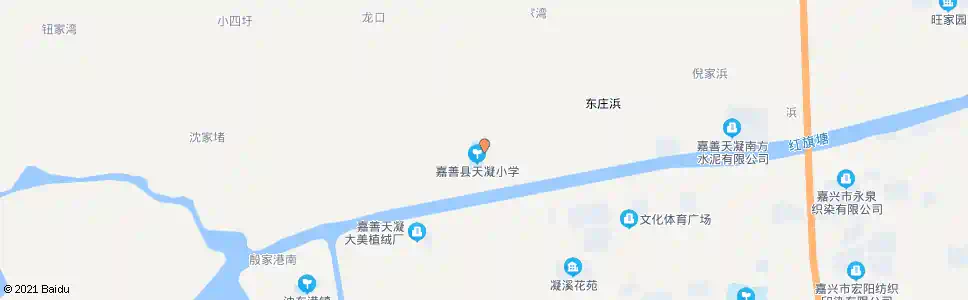 嘉兴天凝镇中心小学_公交站地图_嘉兴公交_妙搜公交查询2025