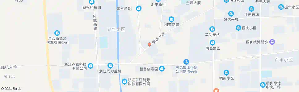 嘉兴崇福大道文华路口_公交站地图_嘉兴公交_妙搜公交查询2025