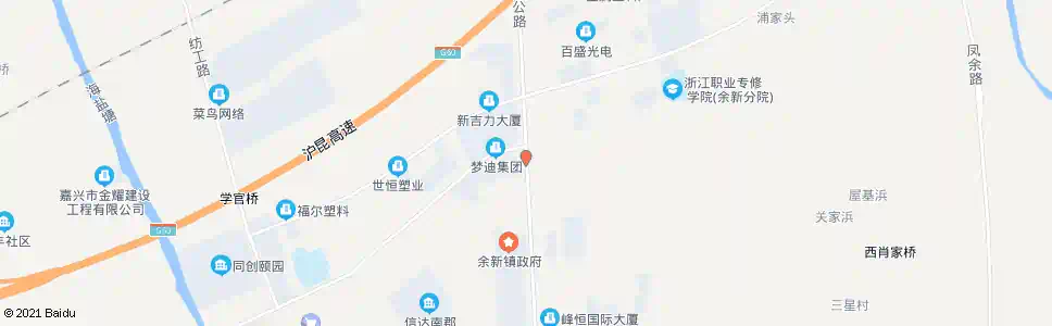 嘉兴余新东_公交站地图_嘉兴公交_妙搜公交查询2025