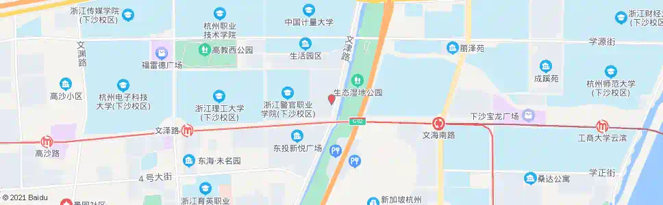 嘉兴下沙高教文溯站_公交站地图_嘉兴公交_妙搜公交查询2025