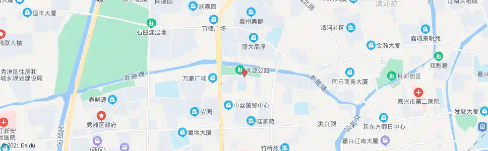 嘉兴洪波路_公交站地图_嘉兴公交_妙搜公交查询2025