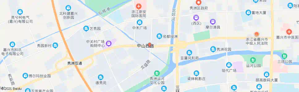 嘉兴中山西路聚贤路_公交站地图_嘉兴公交_妙搜公交查询2025