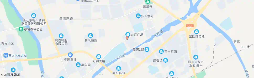 嘉兴嘉兴塘汇路茶园路_公交站地图_嘉兴公交_妙搜公交查询2025