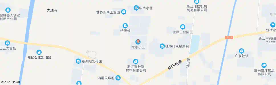 嘉兴程家小区_公交站地图_嘉兴公交_妙搜公交查询2025