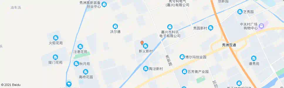 嘉兴新义村西_公交站地图_嘉兴公交_妙搜公交查询2025