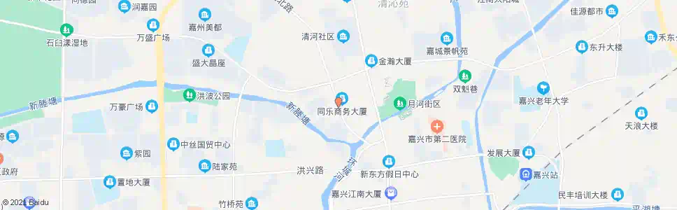 嘉兴城北路同乐路_公交站地图_嘉兴公交_妙搜公交查询2025