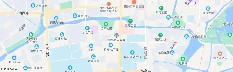 嘉兴颐高数码广场_公交站地图_嘉兴公交_妙搜公交查询2025