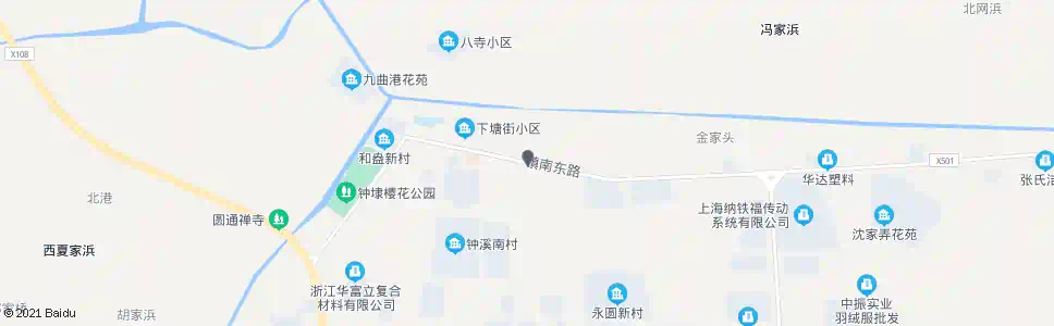 嘉兴钟埭自来水厂_公交站地图_嘉兴公交_妙搜公交查询2025