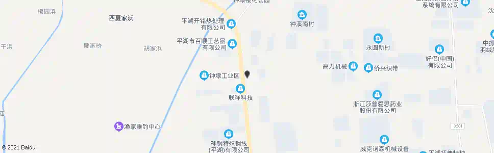 嘉兴钟埭工业园区_公交站地图_嘉兴公交_妙搜公交查询2025