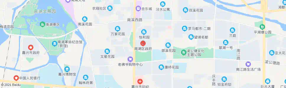 嘉兴南湖区政府_公交站地图_嘉兴公交_妙搜公交查询2025