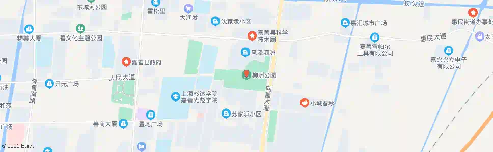 嘉兴柳洲公园_公交站地图_嘉兴公交_妙搜公交查询2025