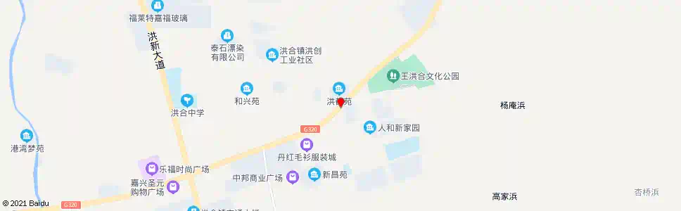 嘉兴洪合路口_公交站地图_嘉兴公交_妙搜公交查询2025