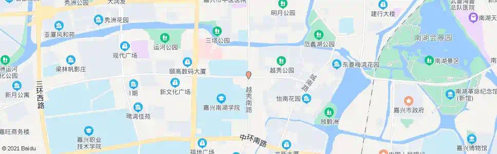 嘉兴越秀南路文昌路_公交站地图_嘉兴公交_妙搜公交查询2025