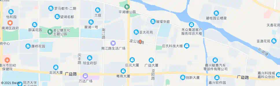嘉兴亚美路凌公塘路_公交站地图_嘉兴公交_妙搜公交查询2025