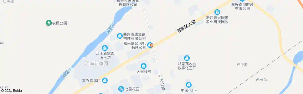 嘉兴湘家荡大道星桥路_公交站地图_嘉兴公交_妙搜公交查询2025