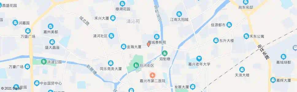 嘉兴市人力资源中心南(单)_公交站地图_嘉兴公交_妙搜公交查询2025