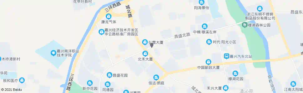 嘉兴昌盛北路城北路_公交站地图_嘉兴公交_妙搜公交查询2025