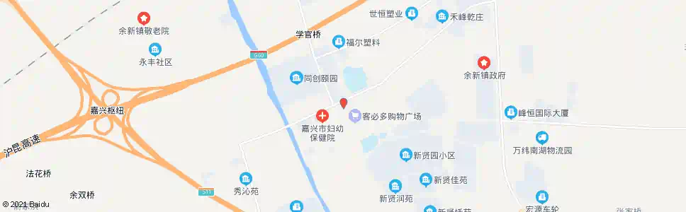 嘉兴余新汽车站_公交站地图_嘉兴公交_妙搜公交查询2025