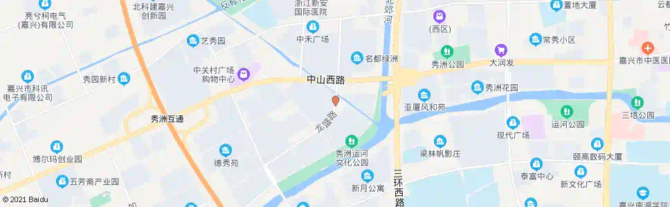 嘉兴龙盛路中山西路_公交站地图_嘉兴公交_妙搜公交查询2025