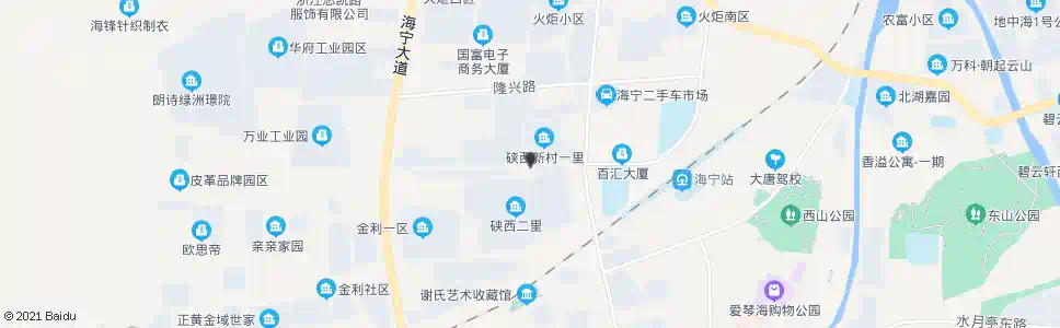 嘉兴硖西一里_公交站地图_嘉兴公交_妙搜公交查询2025