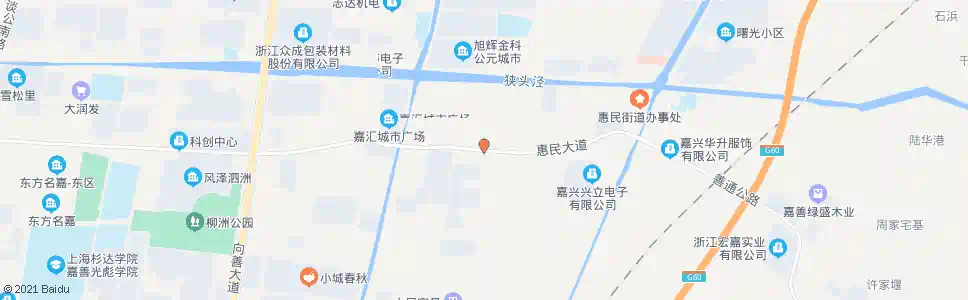 嘉兴兴惠电子_公交站地图_嘉兴公交_妙搜公交查询2025