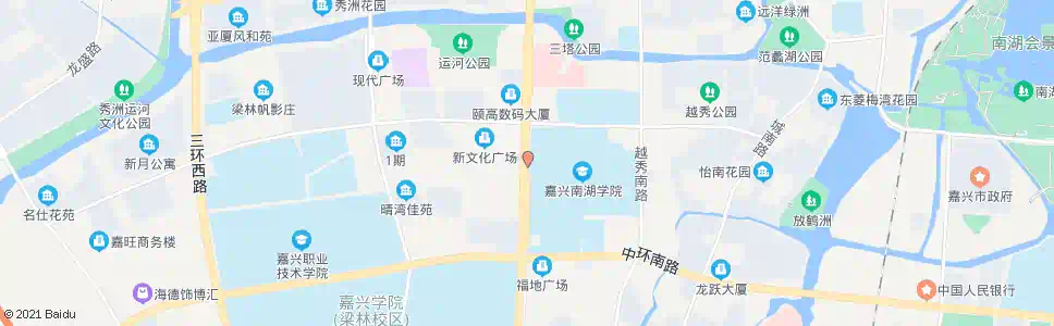 嘉兴中环西路梁三路_公交站地图_嘉兴公交_妙搜公交查询2025