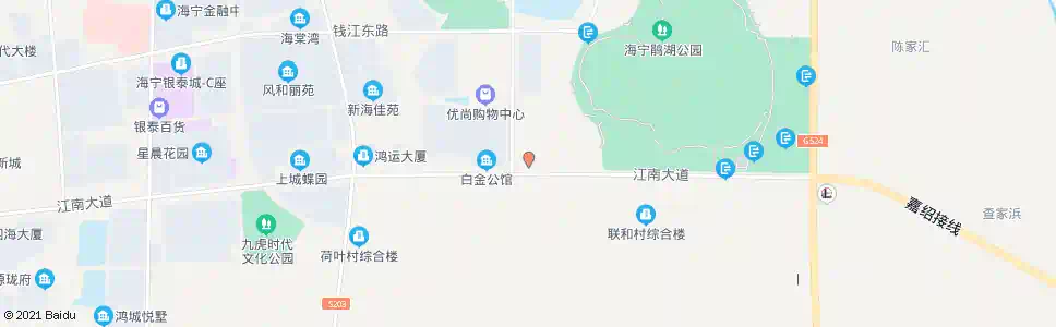 嘉兴赞山景苑_公交站地图_嘉兴公交_妙搜公交查询2025
