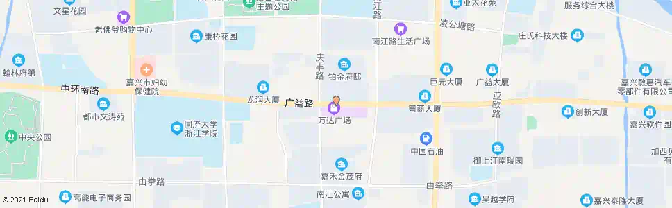 嘉兴广益路庆丰路(宁波银行)_公交站地图_嘉兴公交_妙搜公交查询2025
