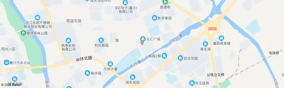 嘉兴塘汇路茶园路_公交站地图_嘉兴公交_妙搜公交查询2025