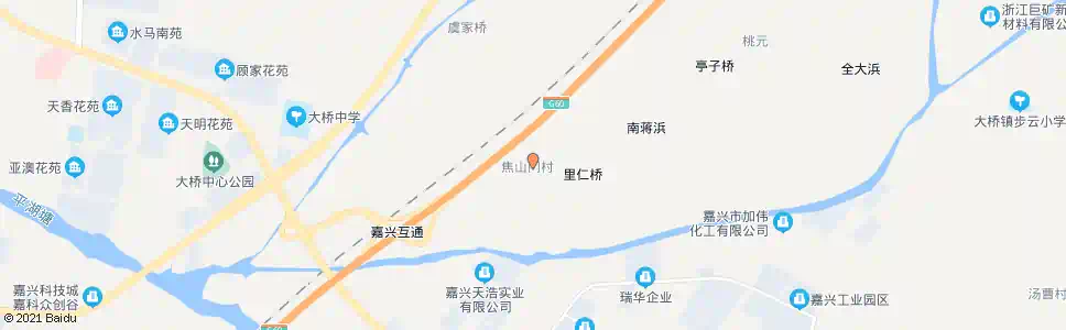 嘉兴焦山门村_公交站地图_嘉兴公交_妙搜公交查询2025