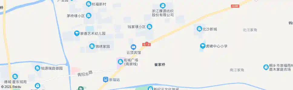 嘉兴崇福开发区_公交站地图_嘉兴公交_妙搜公交查询2025
