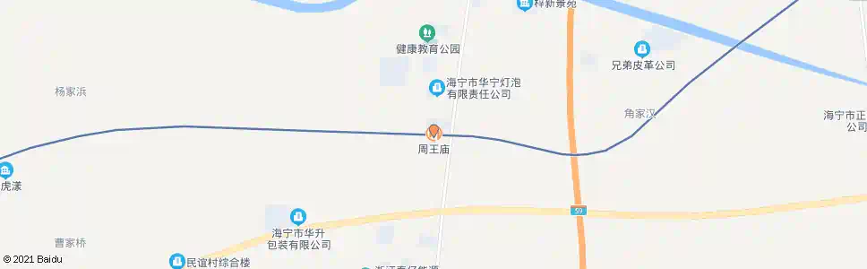嘉兴周王庙_公交站地图_嘉兴公交_妙搜公交查询2025