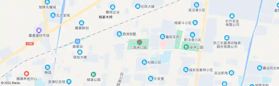 嘉兴泗洲公园_公交站地图_嘉兴公交_妙搜公交查询2025