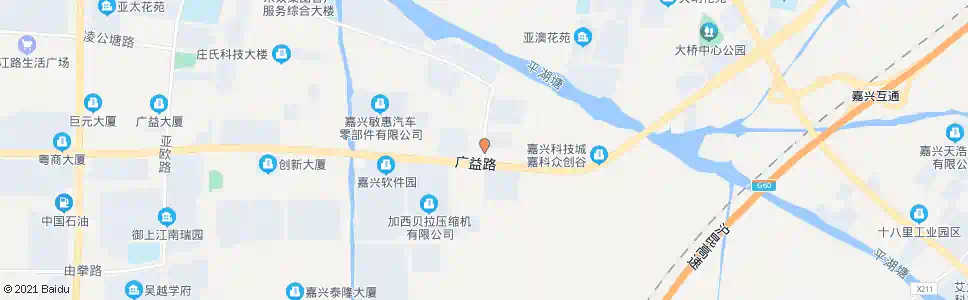 嘉兴亚澳路广益路_公交站地图_嘉兴公交_妙搜公交查询2025