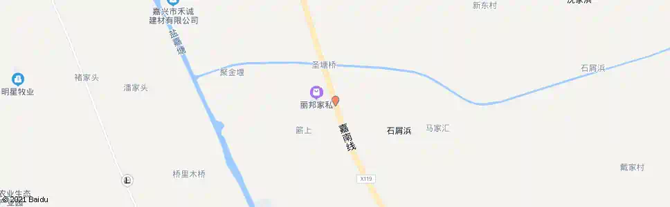 嘉兴圣塘桥_公交站地图_嘉兴公交_妙搜公交查询2025
