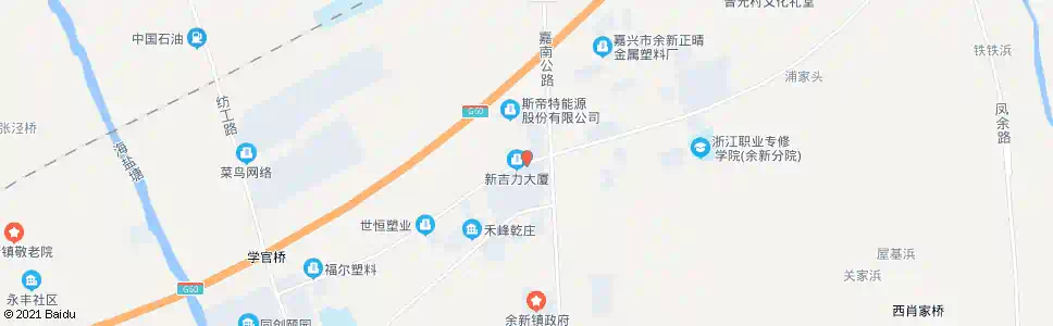 嘉兴新吉力_公交站地图_嘉兴公交_妙搜公交查询2025
