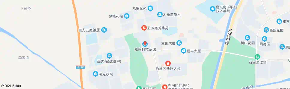 嘉兴科技京城_公交站地图_嘉兴公交_妙搜公交查询2025